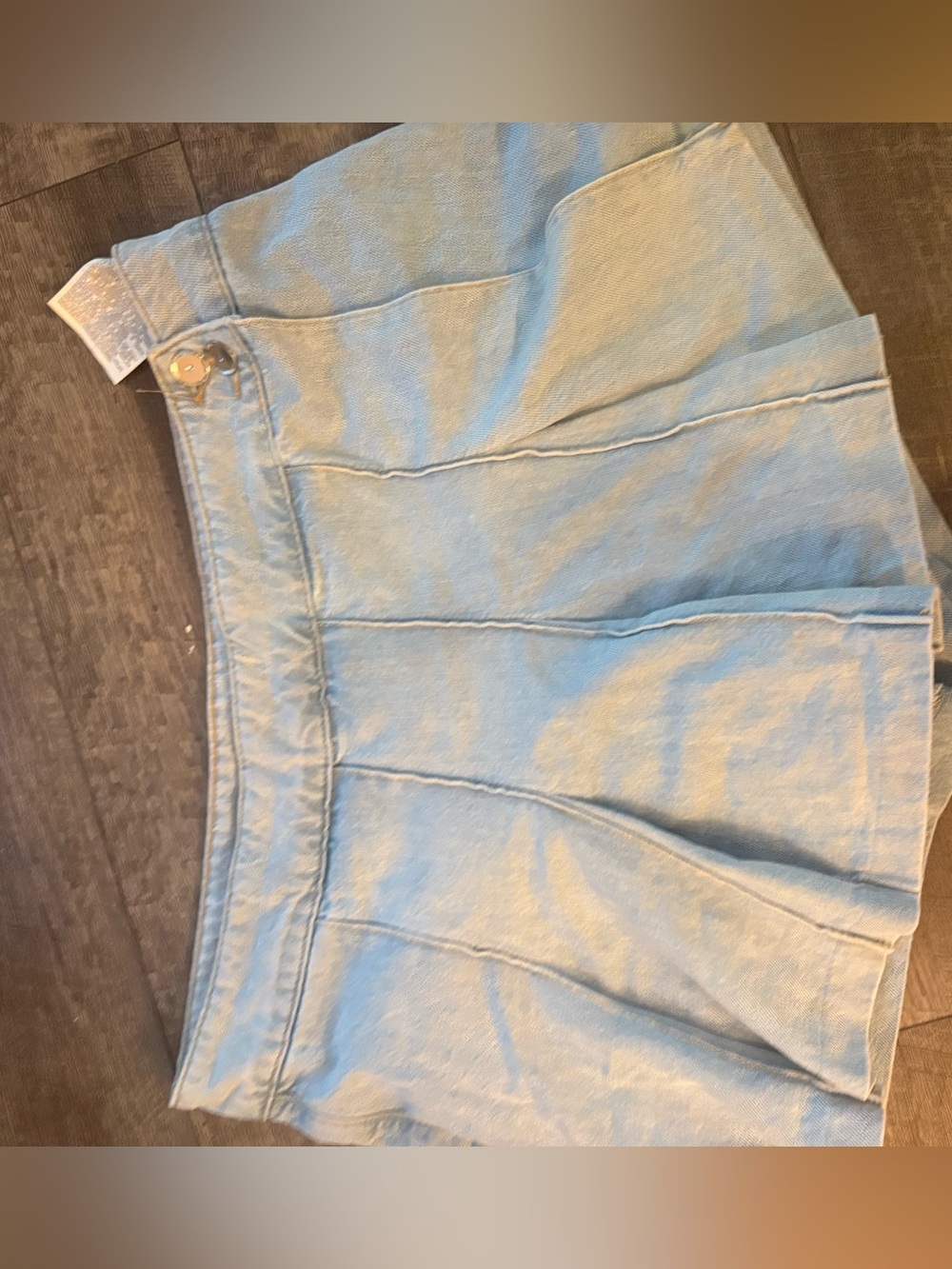 Zara Light Blue Women's Shorts Skort